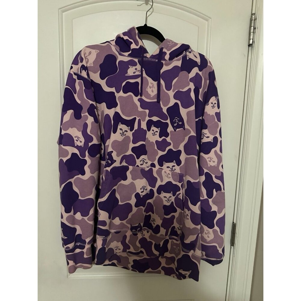 Ripndip invisible camouflage hoodie purple size xl